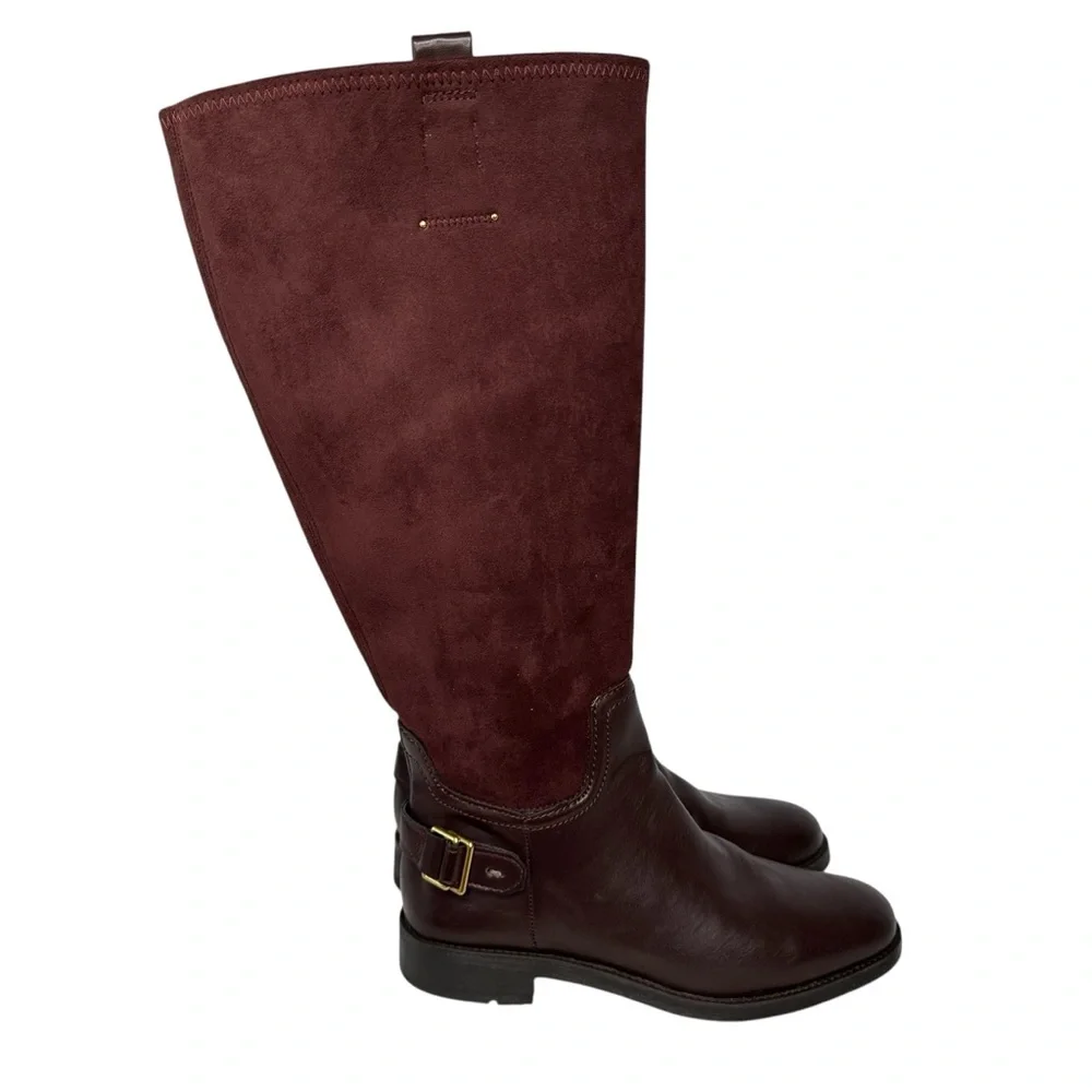 Franco Sarto Womens Merina Wide Calf Knee High Riding Boots NWT Size 8 WC - Picture 6 of 14